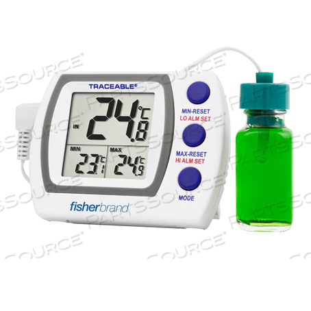 TRACEABLE REFRIGERATOR/FREEZER ALARM THERMOMETERS by Fisher Healthcare