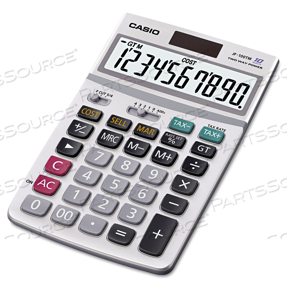 JF100MS DESKTOP CALCULATOR, 10-DIGIT LCD by Casio JF100MS DESKTOP CALCULATOR, 10-DIGIT LCD by Casio