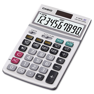 JF100MS DESKTOP CALCULATOR, 10-DIGIT LCD by Casio