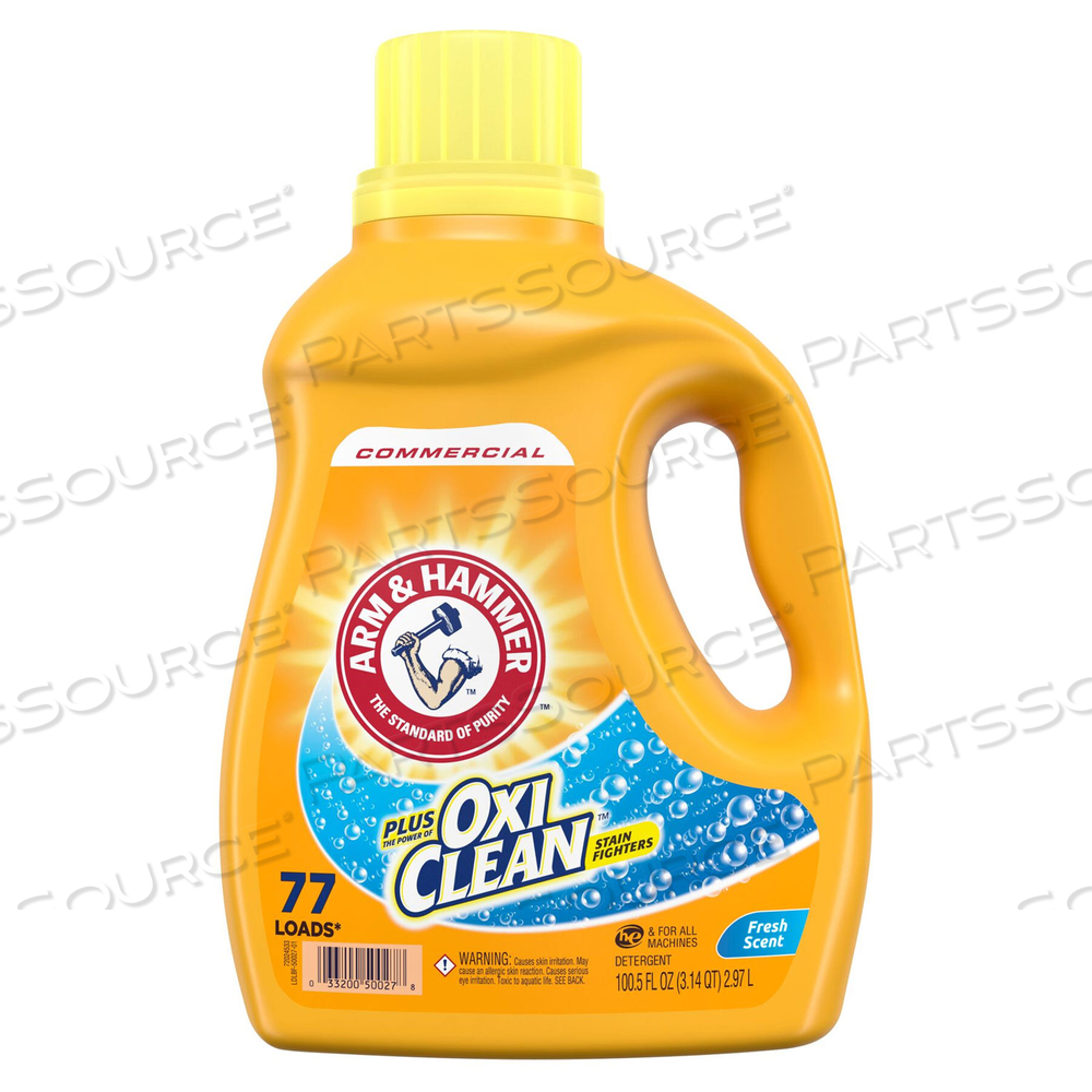 OXICLEAN CONCENTRATED LIQUID LAUNDRY DETERGENT, FRESH, 100.5 OZ BOTTLE by Arm And Hammer