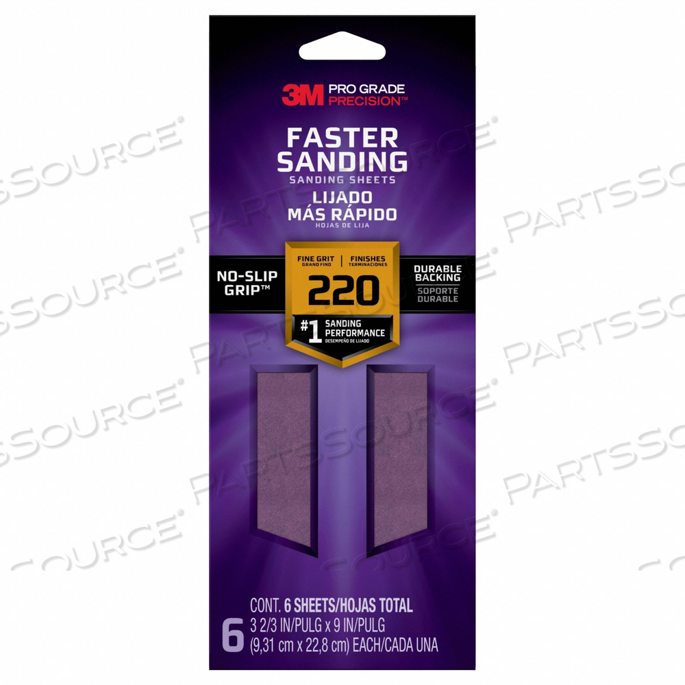 SHTR220-PGP-6T FRSS 3 2/3INX9IN 220 6/PK by 3M Consumer