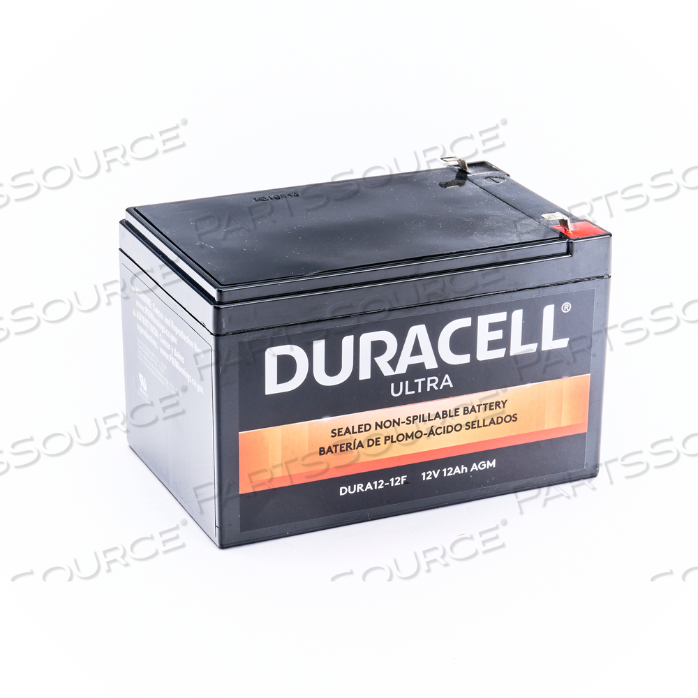 BATTERY, SEALED LEAD ACID, 12V, 12 AH, FASTON (F2) 