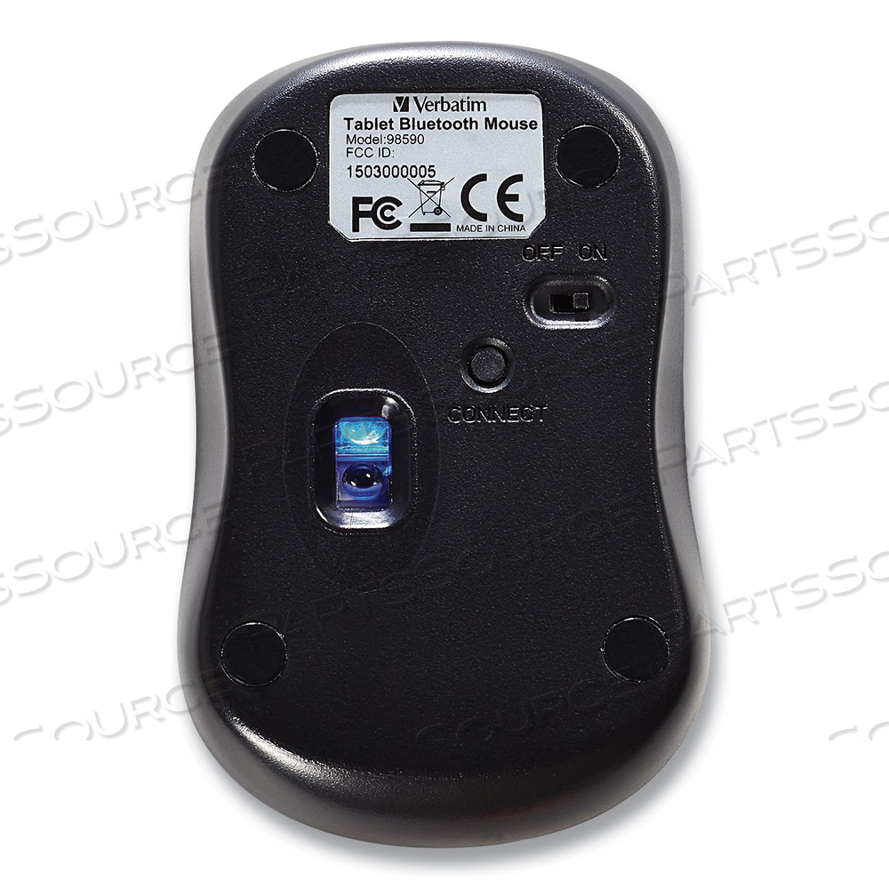 VERBATIM WIRELESS TABLET MULTI-TRAC BLUE LED MOUSE, MOUSE, BLUETOOTH, GRAPHITE by Verbatim