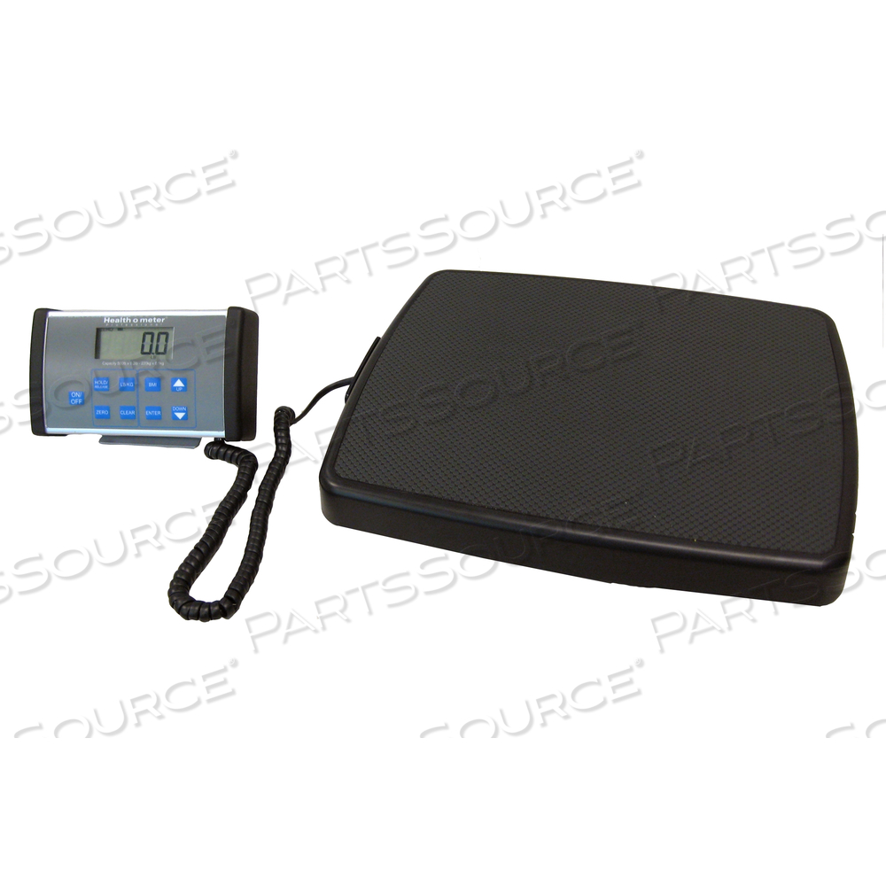 DIGITAL FLOOR SCALE WITH REMOTE DISPLAY by Health O Meter Professional Scales DIGITAL FLOOR SCALE WITH REMOTE DISPLAY by Health O Meter Professional Scales