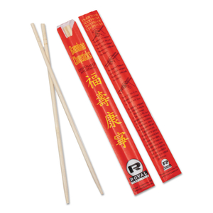 CHOPOLYSTYRENETICKS, BAMBOO, 9", NATURAL by Royal Paper
