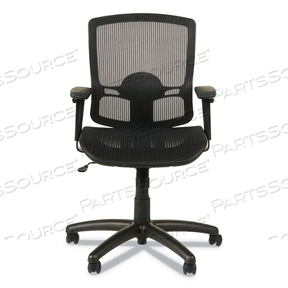 ALERA ETROS SERIES SUSPENSION MESH MID-BACK SYNCHRO TILT CHAIR, SUPPORTS UP TO 275 LB, 15.74" TO 19.68" SEAT HEIGHT, BLACK by Alera