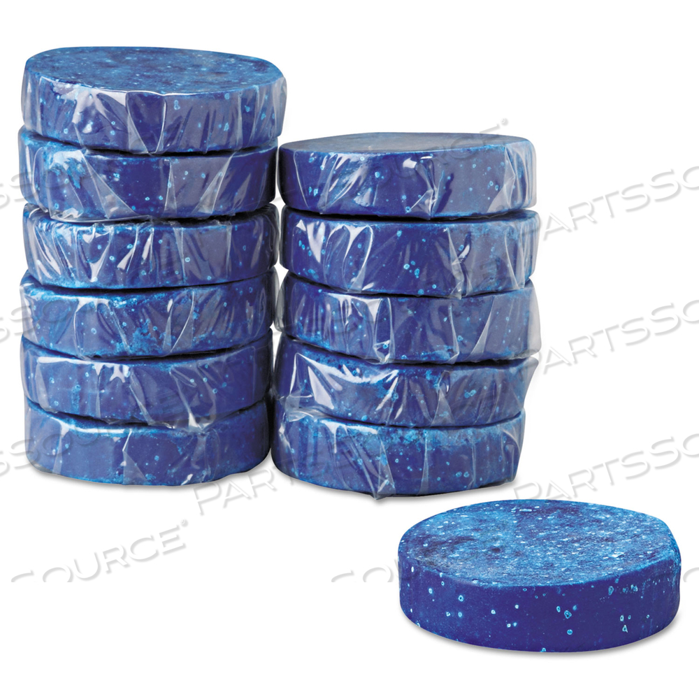 ECO FRESH NON-PARA ENZYMATIC URINAL BLOCK WITH ENZYMES, CHERRY SCENT, 2.5 OZ, BLUE by Fresh Products