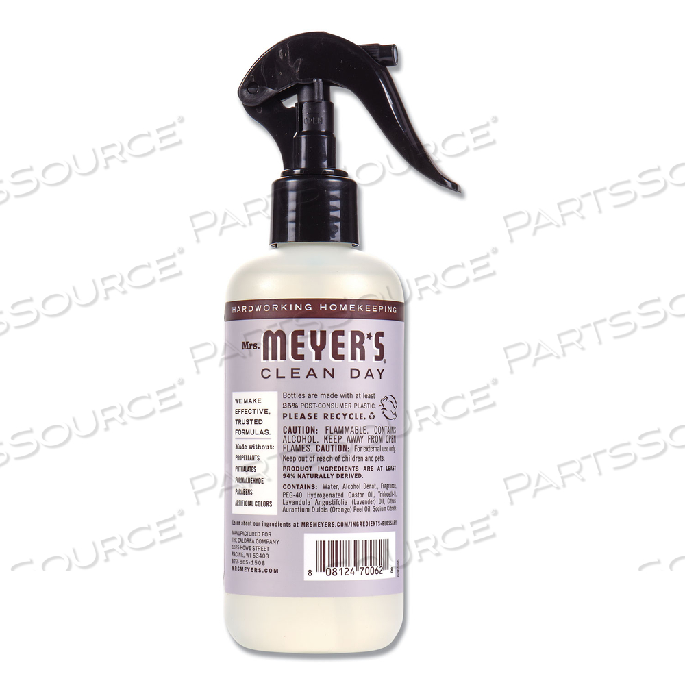 CLEAN DAY ROOM FRESHENER, LAVENDER, 8 OZ, NON-AEROSOL SPRAY by Mrs. Meyer's
