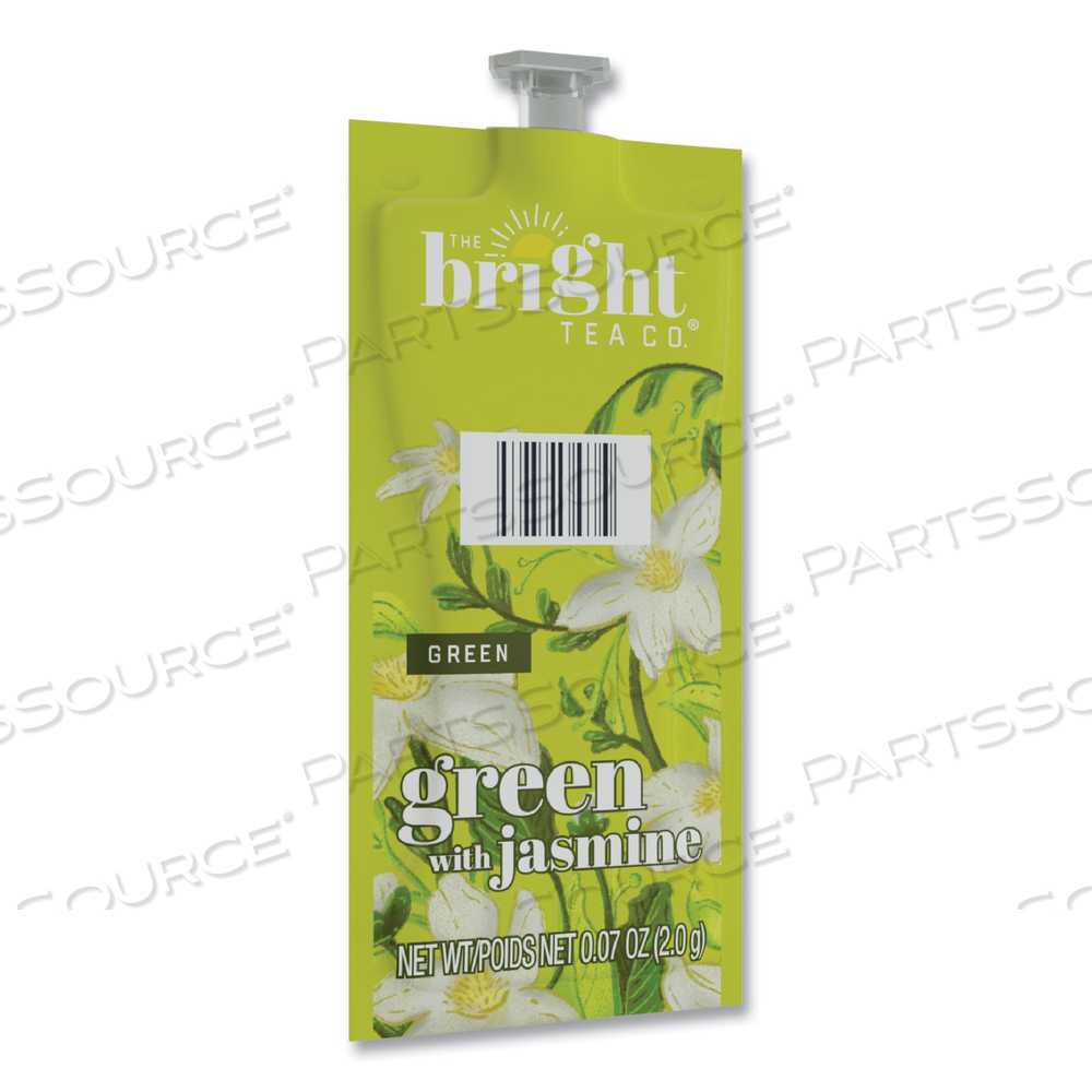 THE BRIGHT TEA CO. GREEN WITH JASMINE TEA FRESHPACK, GREEN WITH JASMINE, 0.07 OZ POUCH by FLAVIA
