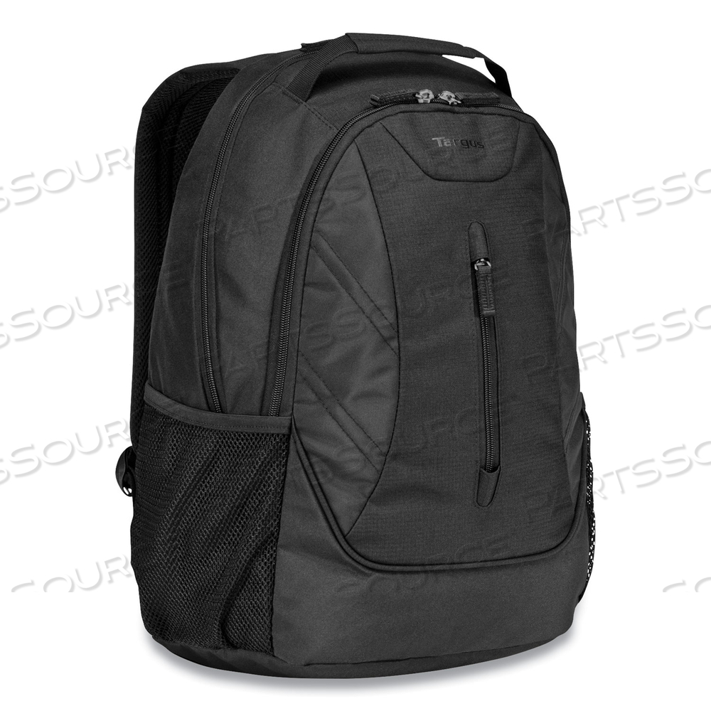 ASCEND BACKPACK, FITS DEVICES UP TO 16", POLYESTER, 12.5 X 7 X 18.6, BLACK by Targus ASCEND BACKPACK, FITS DEVICES UP TO 16", POLYESTER, 12.5 X 7 X 18.6, BLACK by Targus
