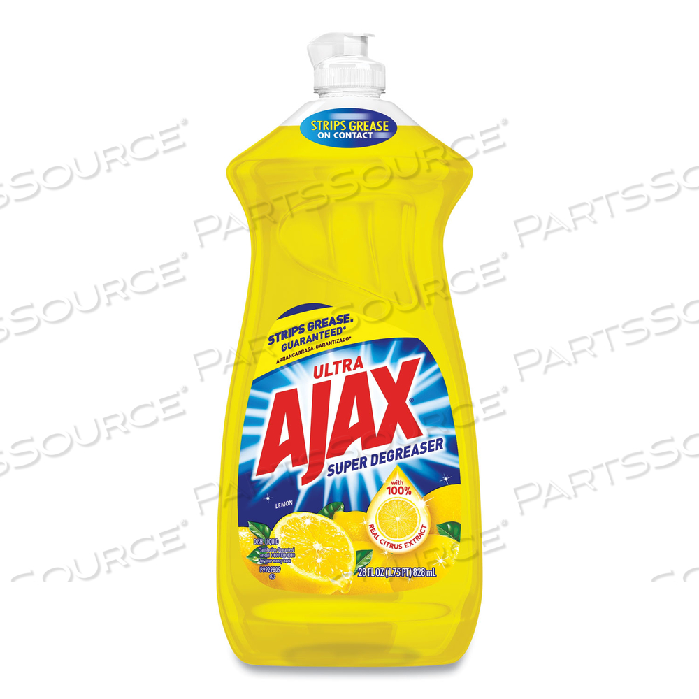DISH DETERGENT, LEMON SCENT, 28 OZ BOTTLE by Ajax
