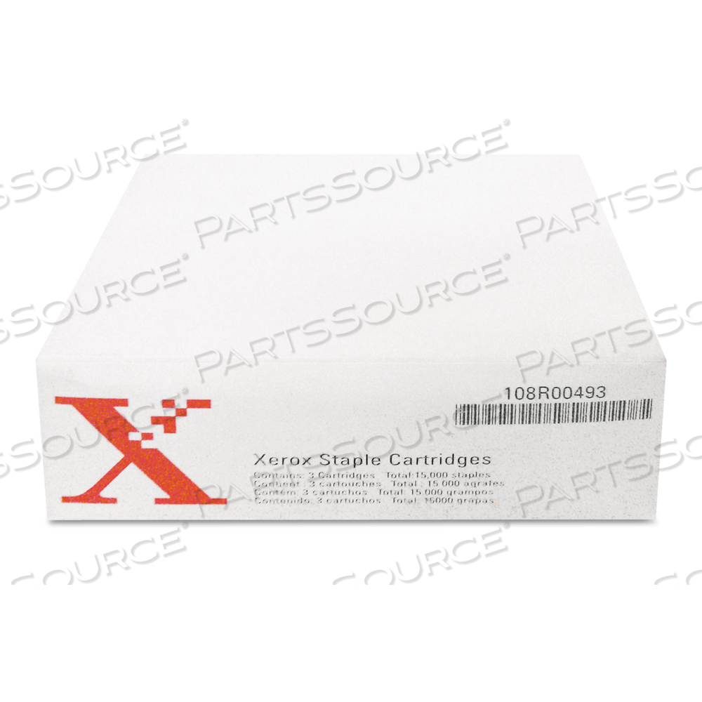 108R00493 STAPLE CARTRIDGE, 5,000 STAPLES/CARTRIDGE by Xerox 108R00493 STAPLE CARTRIDGE, 5,000 STAPLES/CARTRIDGE by Xerox