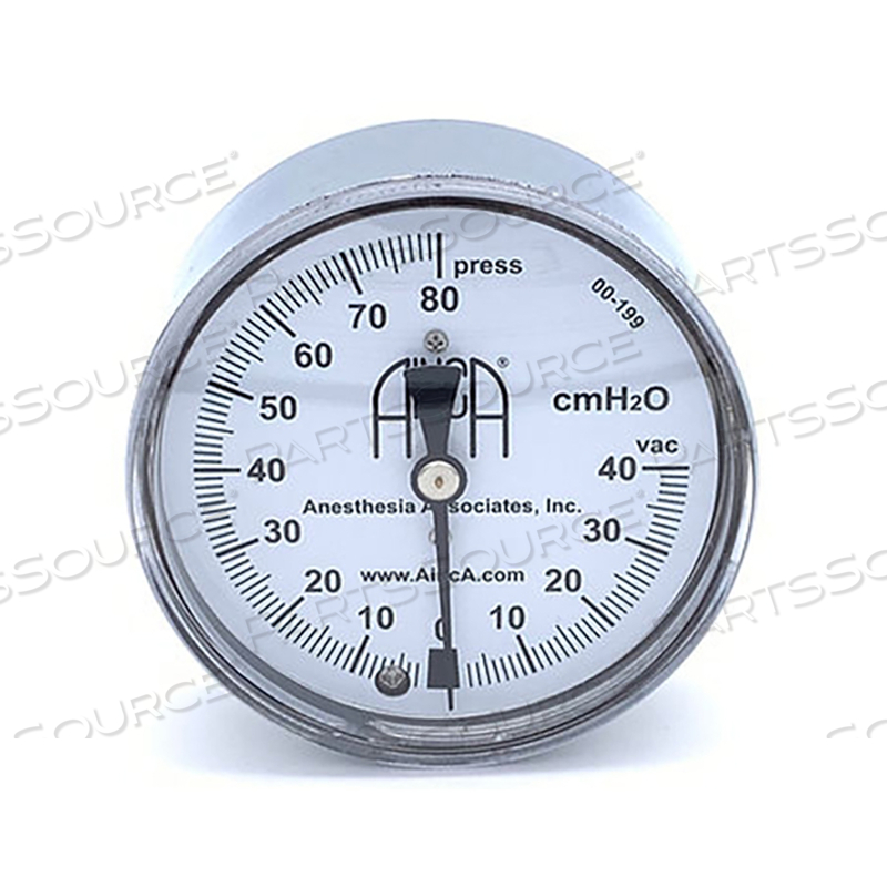 BACK MOUNT PRESSURE MANOMETER by Anesthesia Associates