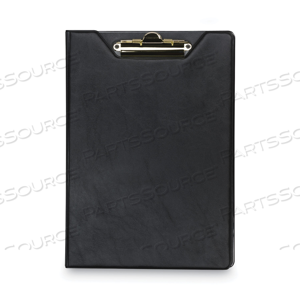 VALUE PADFOLIO, HEAVYWEIGHT SEALED VINYL, BRASS CLIP, INSIDE FRONT POCKET, BLACK by Samsill