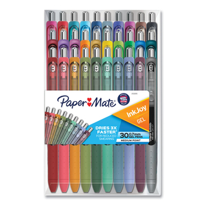 INKJOY GEL PEN, RETRACTABLE, MEDIUM 0.7 MM, ASSORTED INK AND BARREL COLORS by Paper Mate