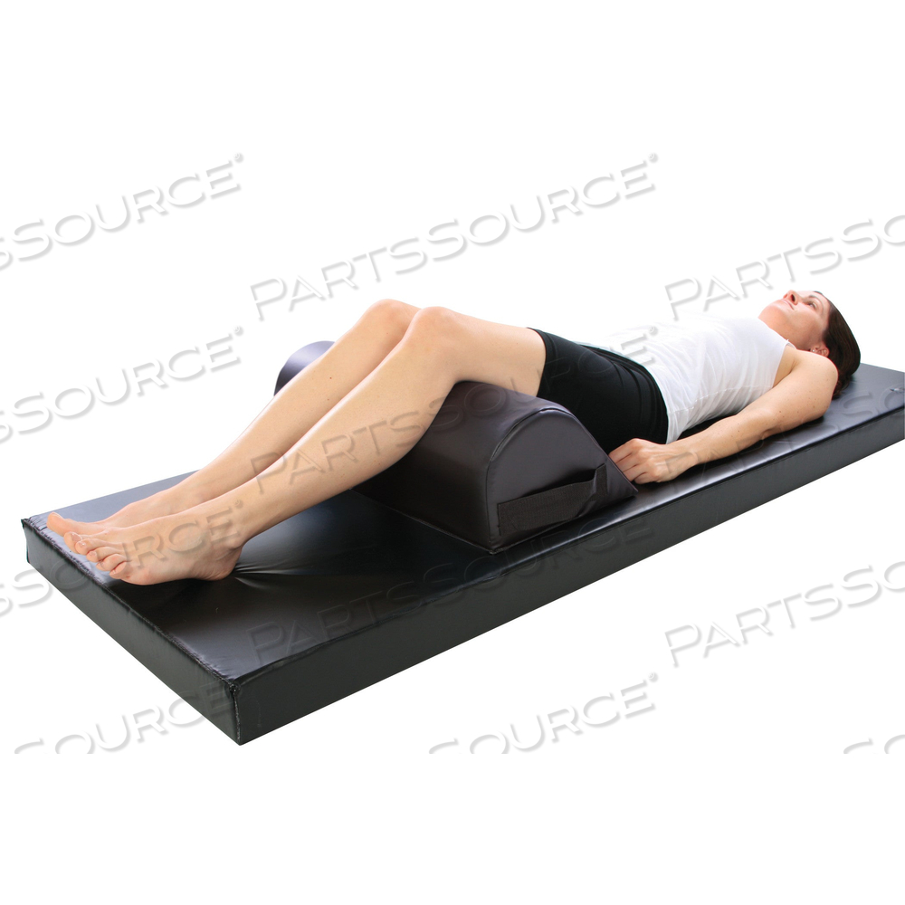 21 W X 12-1/2 L X 7-1/4IN H BLUE VINYL COVER STANDARD KNEE BOLSTER WITH HANDLE by AliMed, Inc.