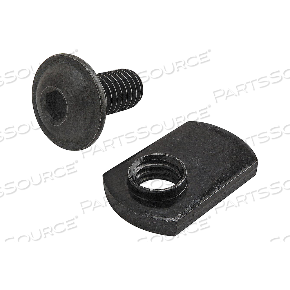 5/16-18 X 11/16" FBHSCS AND SLIDE-IN ECONOMY T-NUT by 80/20 Inc. 5/16-18 X 11/16" FBHSCS AND SLIDE-IN ECONOMY T-NUT by 80/20 Inc.