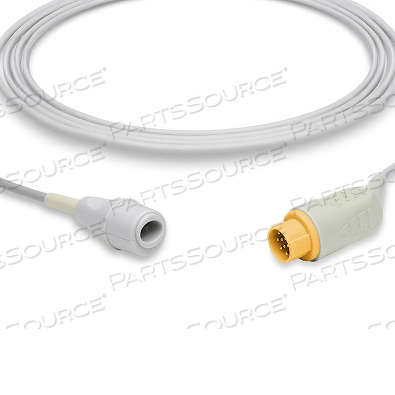 ROUND 12-PIN IBP ADAPTER CABLE - GRAY by Arrow International (Teleflex Medical)