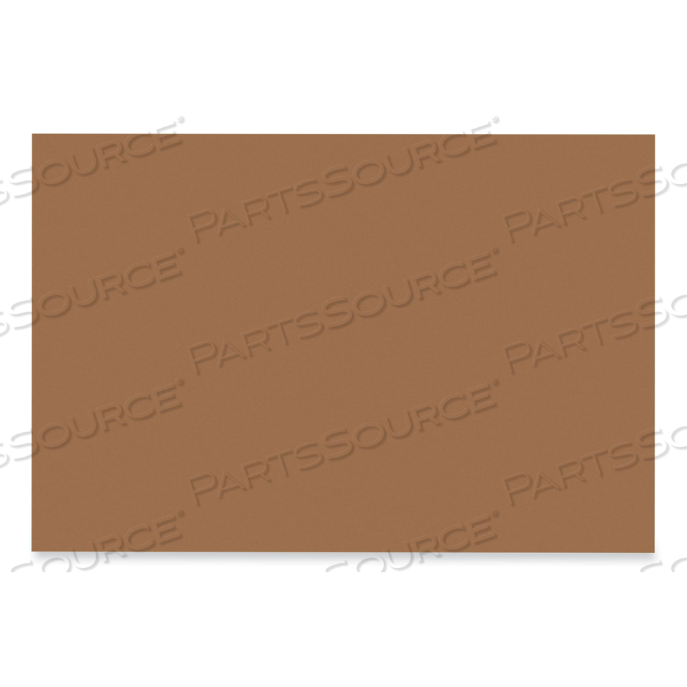 SUNWORKS CONSTRUCTION PAPER, 50 LB TEXT WEIGHT, 12 X 18, LIGHT BROWN by Prang