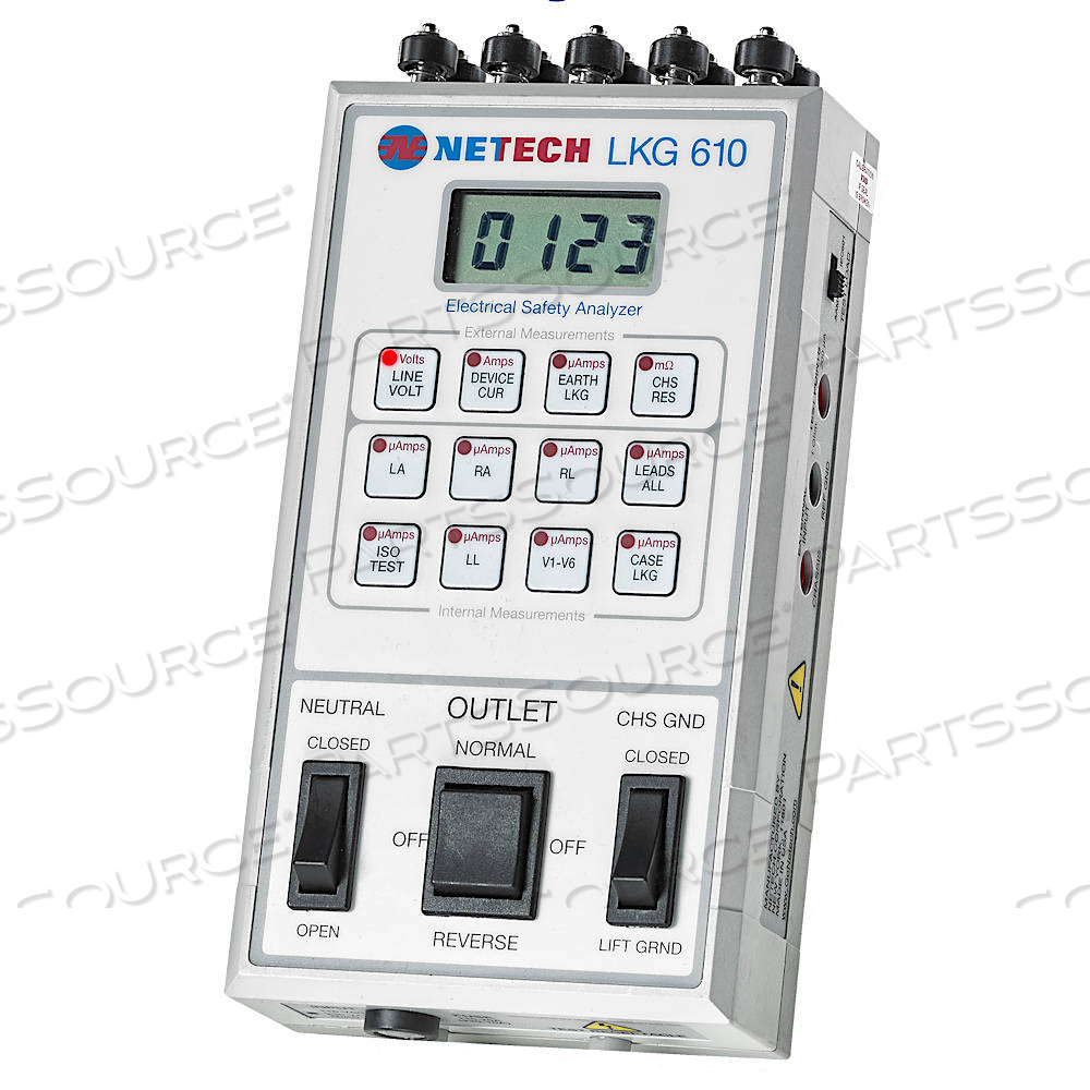 LKG 610 10 LEAD ELECTRICAL SAFETY ANALYZER, 110 V by Netech Corp.
