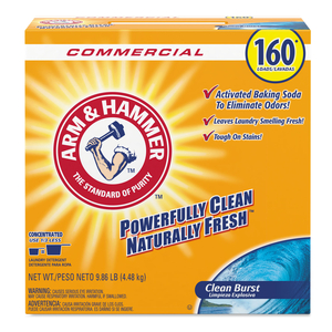 POWDER LAUNDRY DETERGENT, CLEAN BURST, 9.86 LB BOX by Arm And Hammer