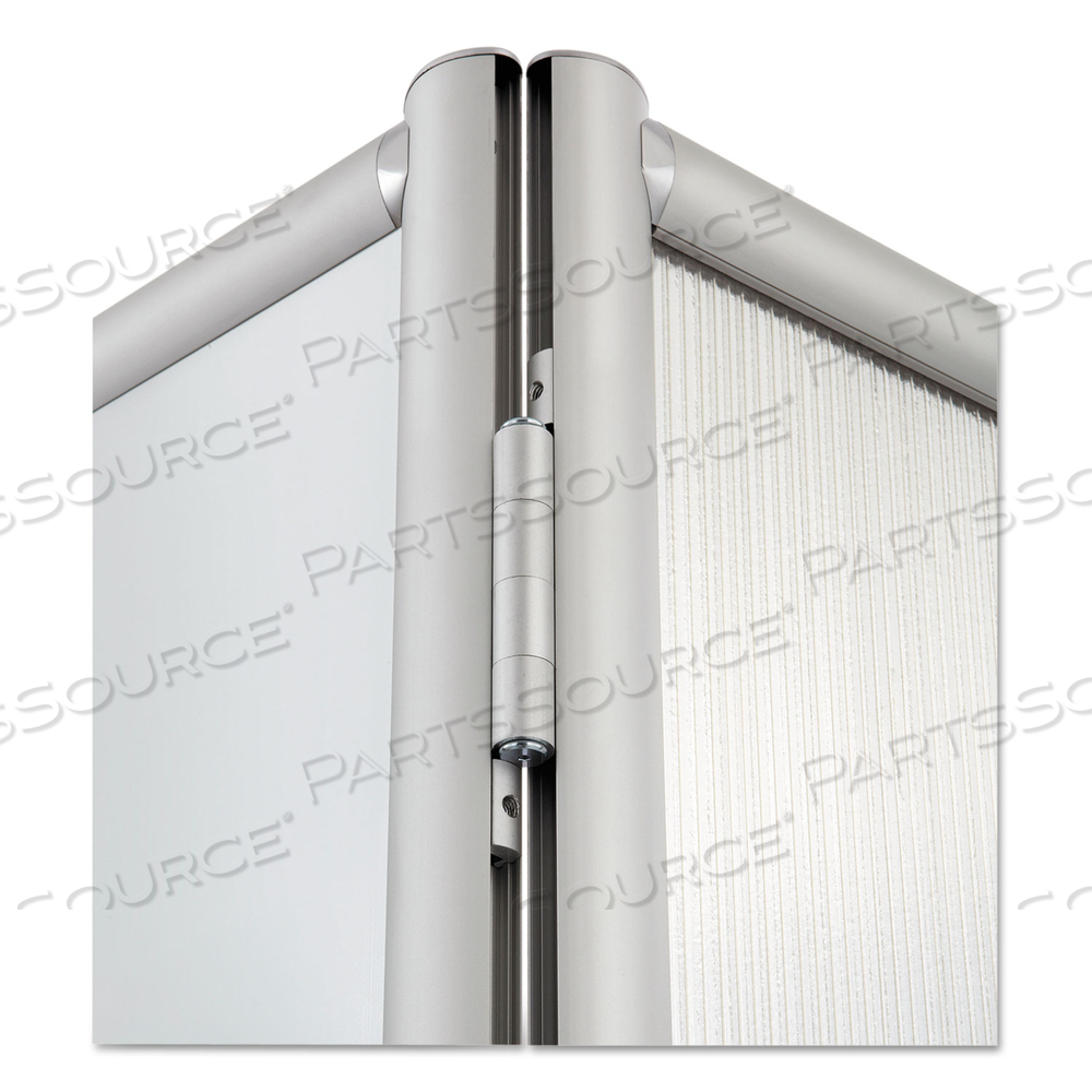 RUMBA WHITEBOARD SCREEN ACCESSORIES, FOR SAFCO RUMBA WHITEBOARD COLLABORATION SCREEN, GANGING CONNECTOR SET, SILVER by Safco