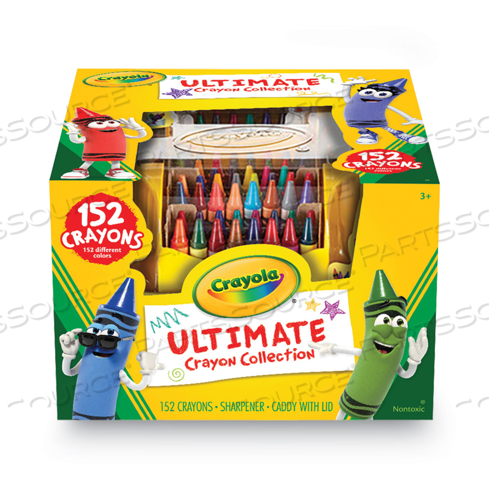 ULTIMATE CRAYON CASE, SHARPENER CADDY, 152 COLORS by Crayola ULTIMATE CRAYON CASE, SHARPENER CADDY, 152 COLORS by Crayola