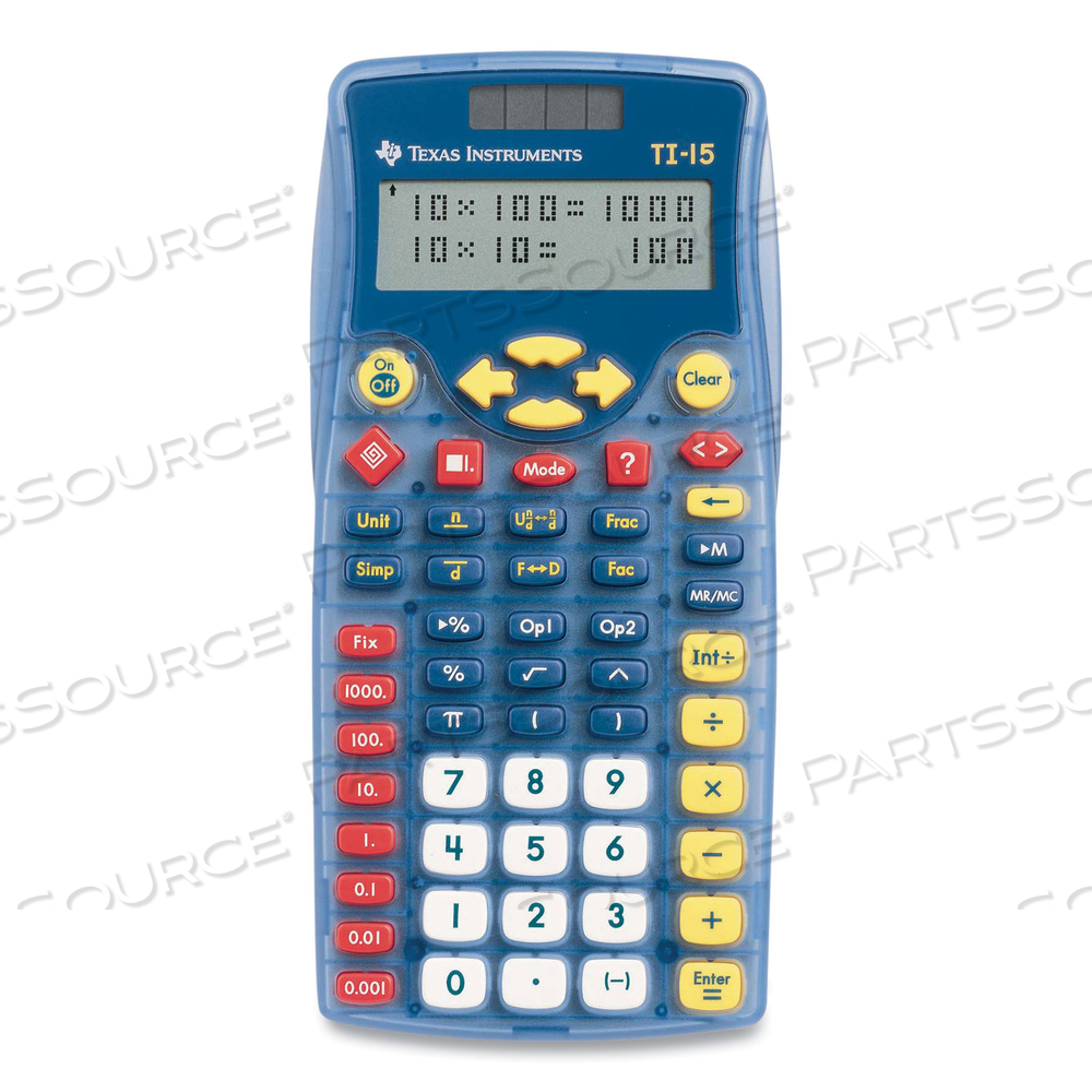 TI-15 EXPLORER ELEMENTARY CALCULATOR, 11-DIGIT LCD 