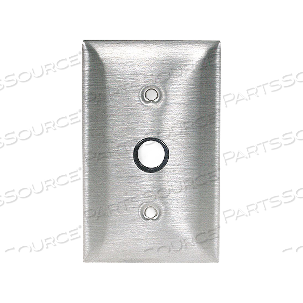 PLATE WALL 1 GANG SILVER by Hubbell