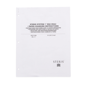 PAPER CHANGE INSTRUCTIONS by STERIS Corporation