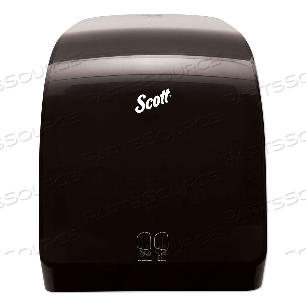 PRO ELECTRONIC HARD ROLL TOWEL DISPENSER, 12.66 X 9.18 X 16.44, SMOKE by Scott PRO ELECTRONIC HARD ROLL TOWEL DISPENSER, 12.66 X 9.18 X 16.44, SMOKE by Scott