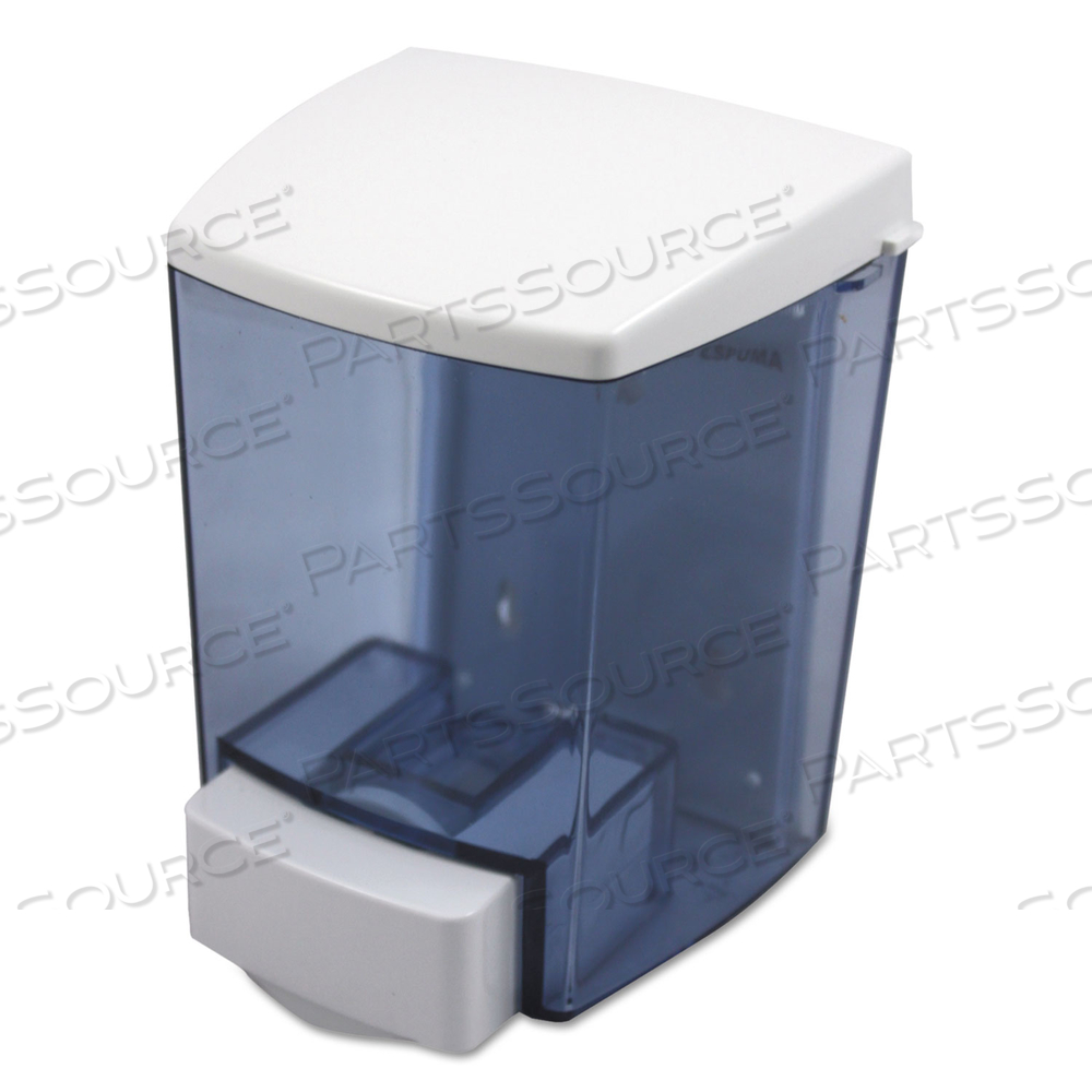 CLEARVU ENCORE LIQUID SOAP DISPENSER, 30 OZ, 4.5 X 4 X 6.25, BLACK/WHITE by Impact Clearvu