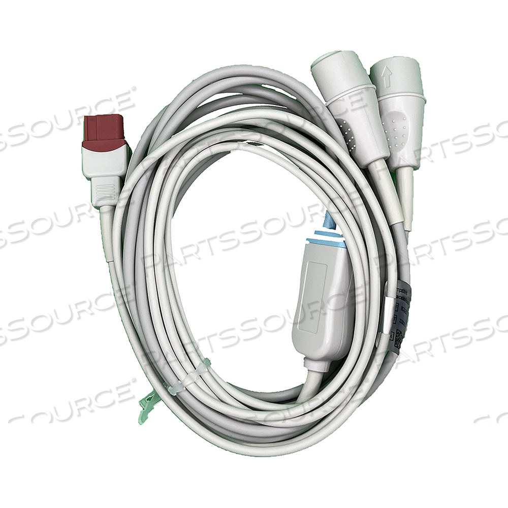 396CM L TRULINK® DUAL PRESSURE INTEGRATED ADAPTER CABLE FOR 90496/91496 COMMAND MODULE by Spacelabs Healthcare