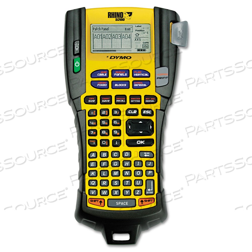 DYMO RHINO 5200, LABELMAKER, B/W, THERMAL TRANSFER by Dymo