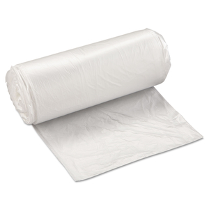 HIGH-DENSITY COMMERCIAL CAN LINERS, 16 GAL, 8 MICRONS, 24" X 33", NATURAL, 50 BAGS/ROLL by Inteplast Group HIGH-DENSITY COMMERCIAL CAN LINERS, 16 GAL, 8 MICRONS, 24" X 33", NATURAL, 50 BAGS/ROLL by Inteplast Group