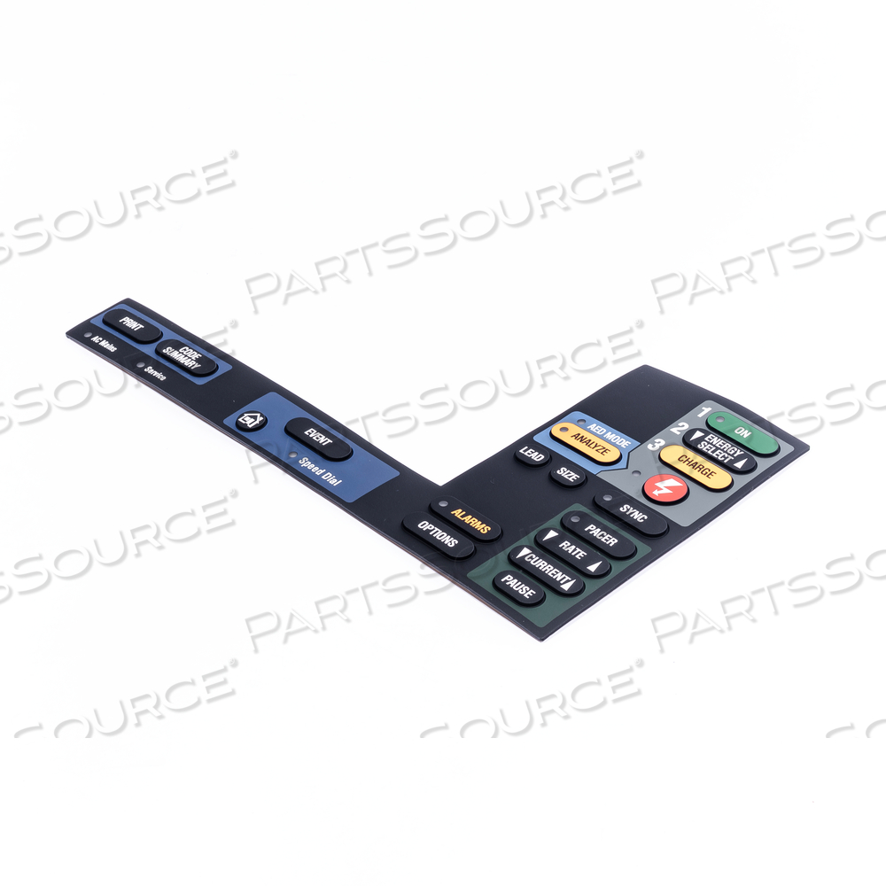 ELASTOMER ALL OPTIONS KEYPAD, ENGLISH by Physio-Control