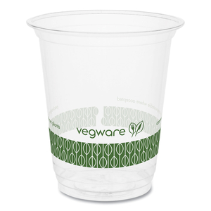 76-SERIES COLD CUP, 7 OZ, CLEAR/GREEN by Vegware