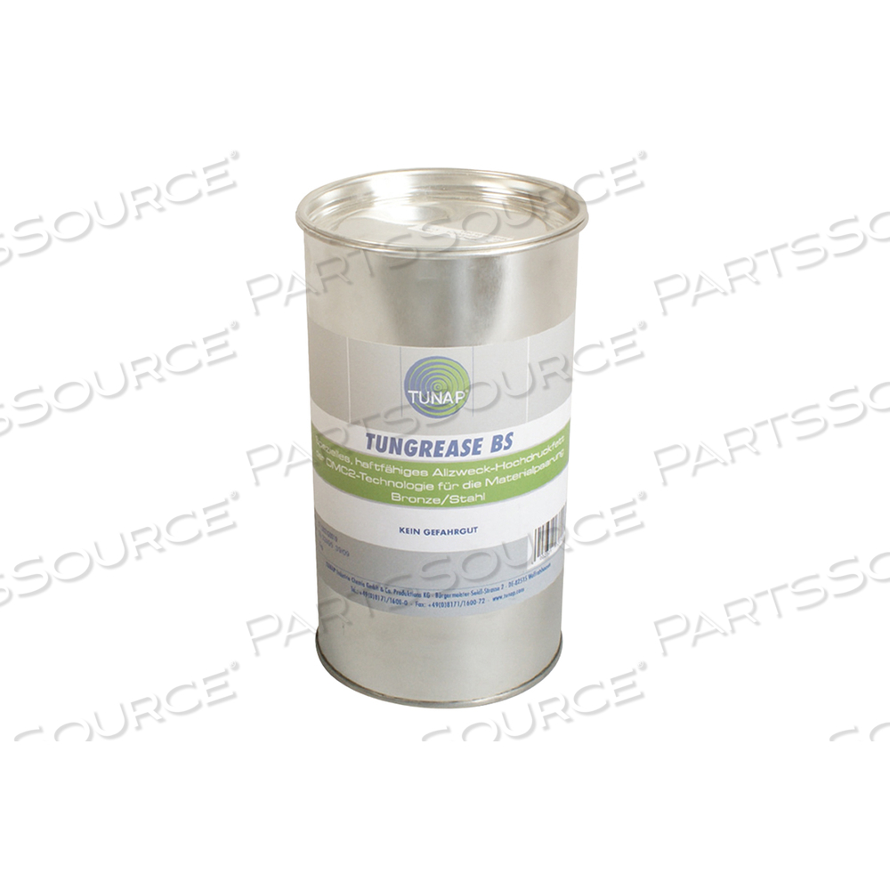 GREASE, TUNGREASE BS, LIGHT BROWN, 1KG CAPACITY, SYNTHETIC BASE OIL, 950KG/M3 DENSITY, INORGANIC THICKENER, FOR USE WITH: FOR LINEAR ACCELER by Siemens Medical Solutions