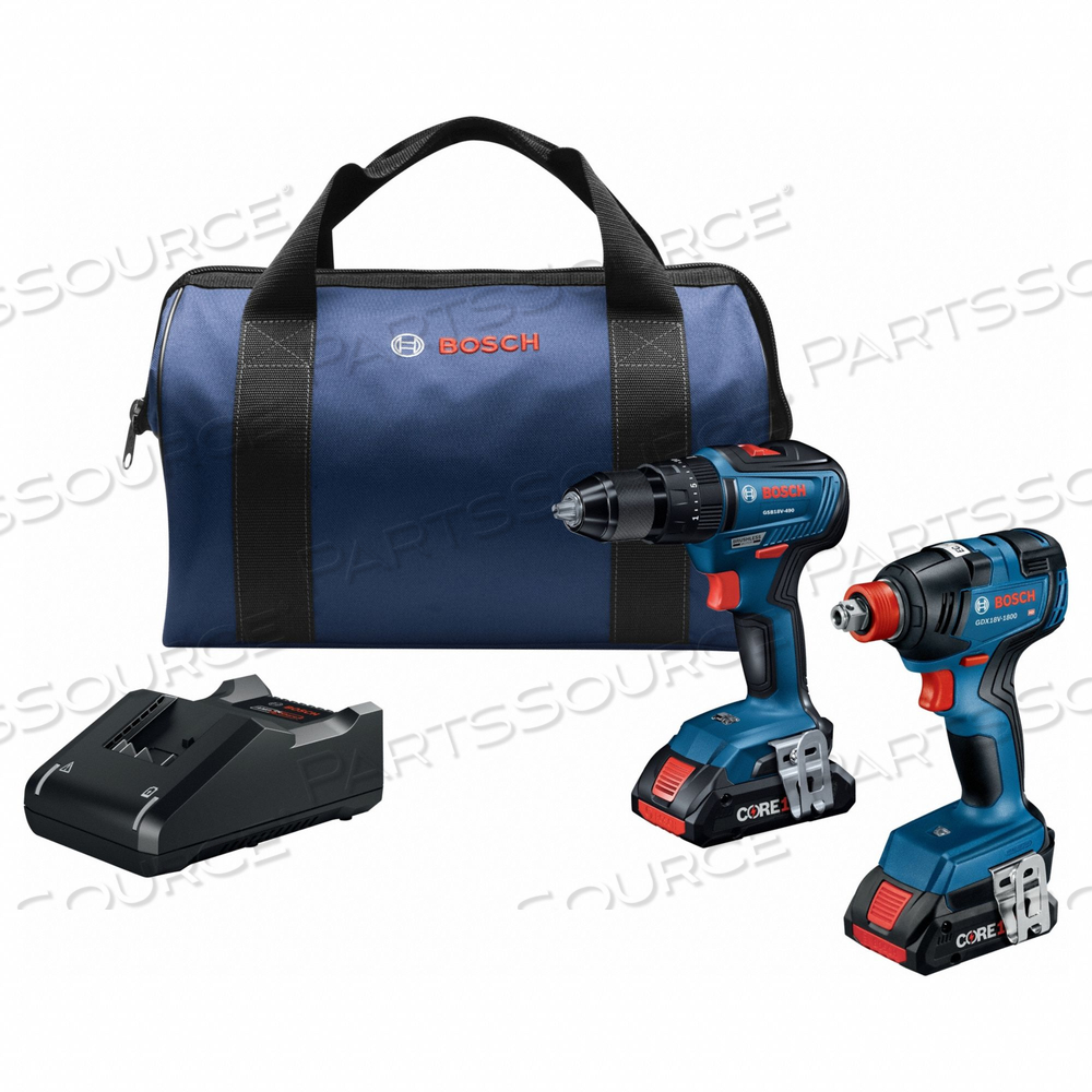 CORDLESS COMBINATION KIT 2 TOOLS 12VDC by Bosch Tools