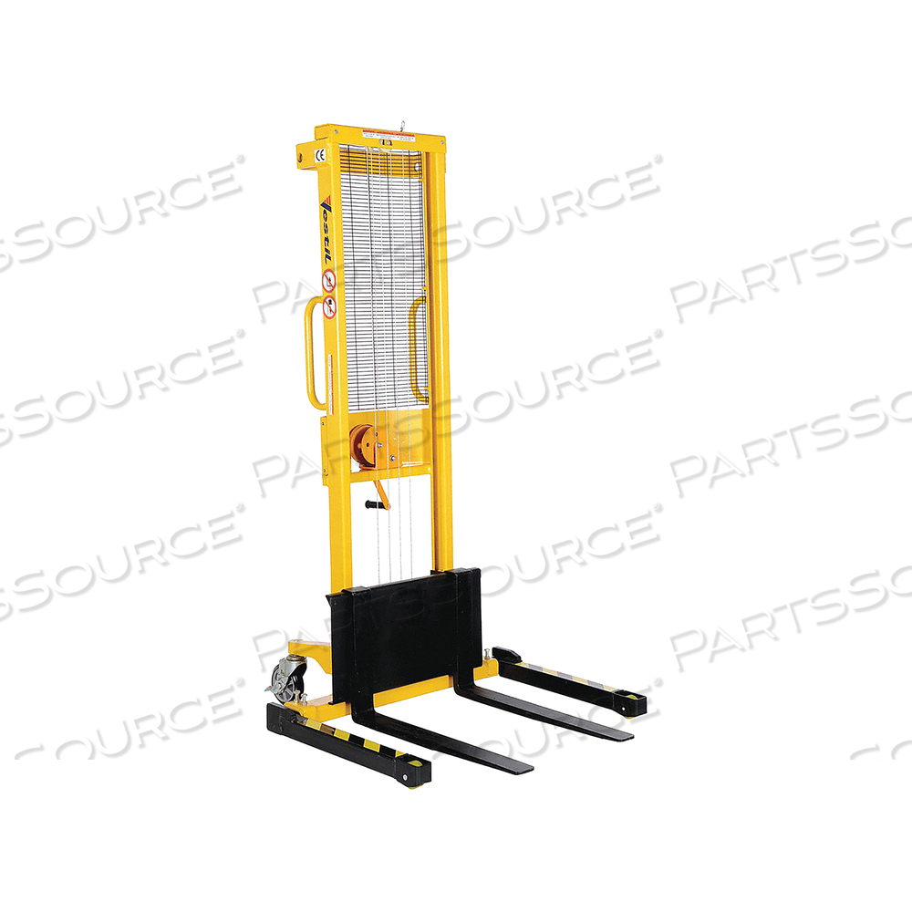 MANUAL HAND WINCH STACKER 770 LB. by Vestil Manufacturing Corp.