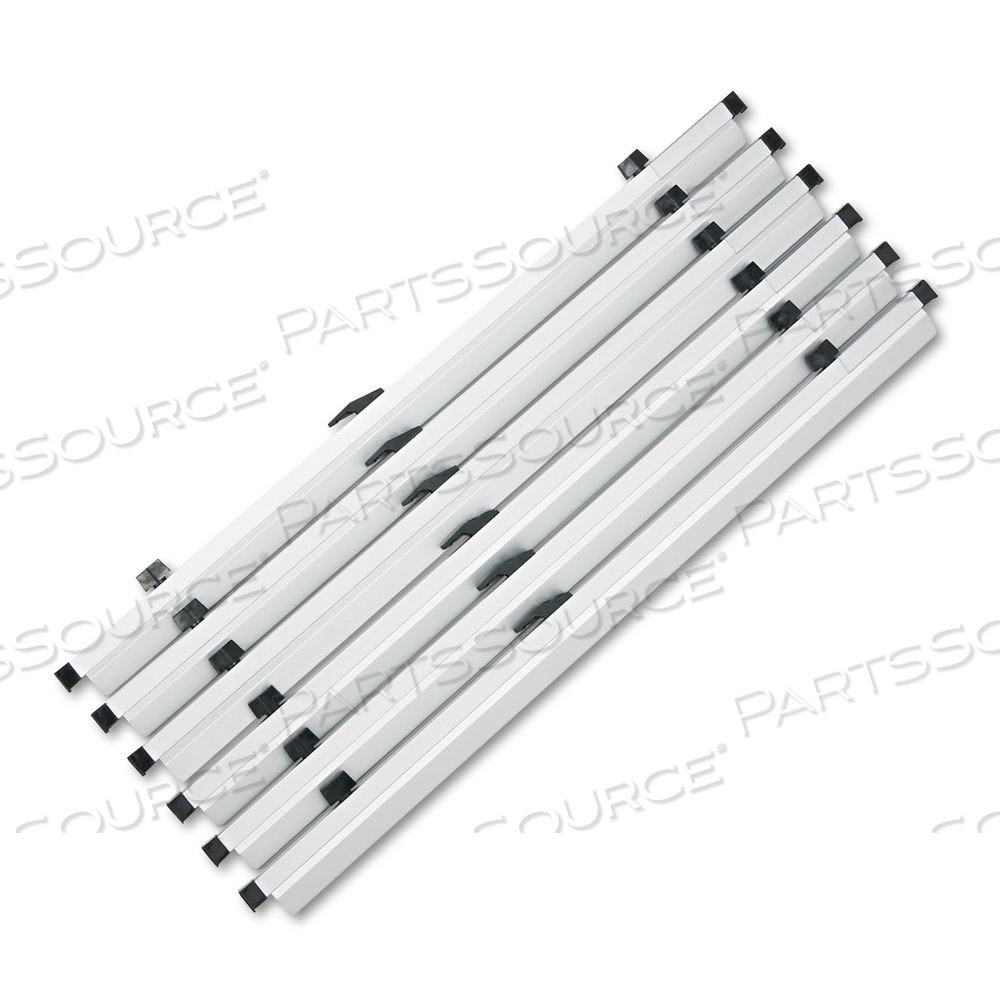 SHEET FILE HANGING CLAMPS PER CLAMP, 30" LENGTH by Safco