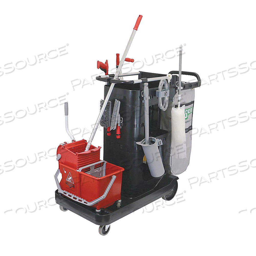 JANITOR CART 43 IN H 22 GAL CAP. by Unger