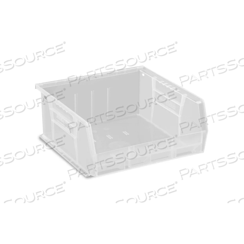 11 X 11 X 5IN CLEAR PLASTIC STACKABLE BINS by Uline 11 X 11 X 5IN CLEAR PLASTIC STACKABLE BINS by Uline