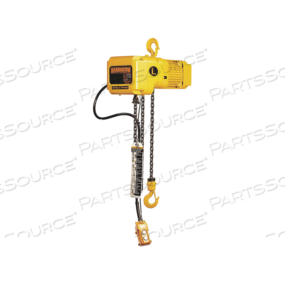 ELECTRIC CHAIN HOIST 1000 LB 15 FT. by Harrington