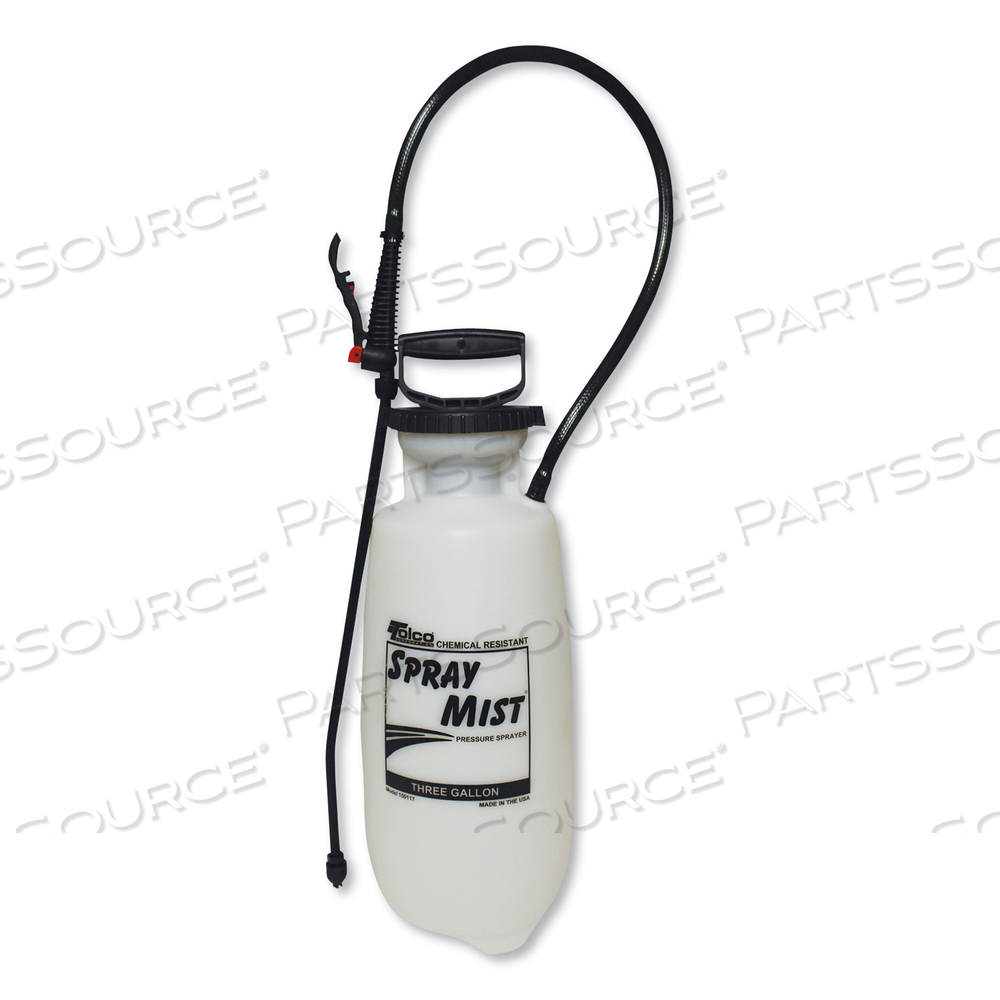 CHEMICAL RESISTANT TANK SPRAYER, 3 GAL, 0.63" X 30" HOSE, WHITE by Tolco CHEMICAL RESISTANT TANK SPRAYER, 3 GAL, 0.63" X 30" HOSE, WHITE by Tolco