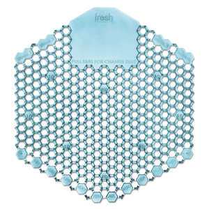 WAVE 3D URINAL DEODORIZER SCREEN, OCEAN MIST SCENT, BLUE by Fresh Products WAVE 3D URINAL DEODORIZER SCREEN, OCEAN MIST SCENT, BLUE by Fresh Products