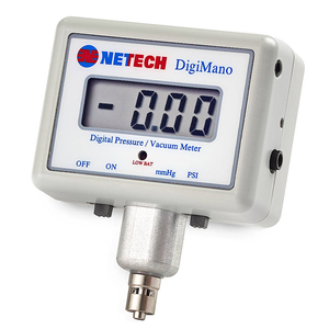 DIGIMANO 1000 3 X 2 X 1.4IN 1999MMHG AND 199.9IN H2O 0.25% FS ACCURACY PRESSURE VACUUM METER by Netech Corp.