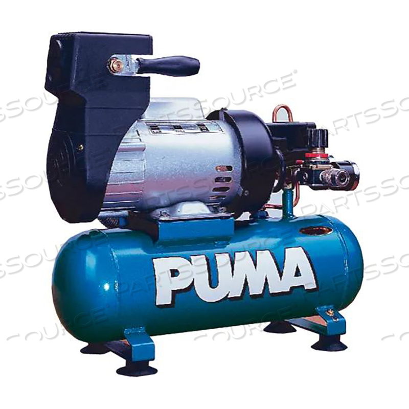 PORTABLE ELECTRIC AIR COMPRESSOR, 1 HP, 1.5 GALLON by Puma Industries PORTABLE ELECTRIC AIR COMPRESSOR, 1 HP, 1.5 GALLON by Puma Industries