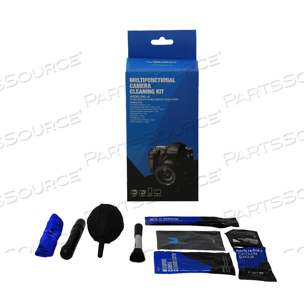 DSLR CAMERA CLEANING KIT MULTIFUNCTIONAL FOR SENSITIVE ELECTRONICS AND MICROSCOPES by View Solutions Inc.(formerly BoliOptics)