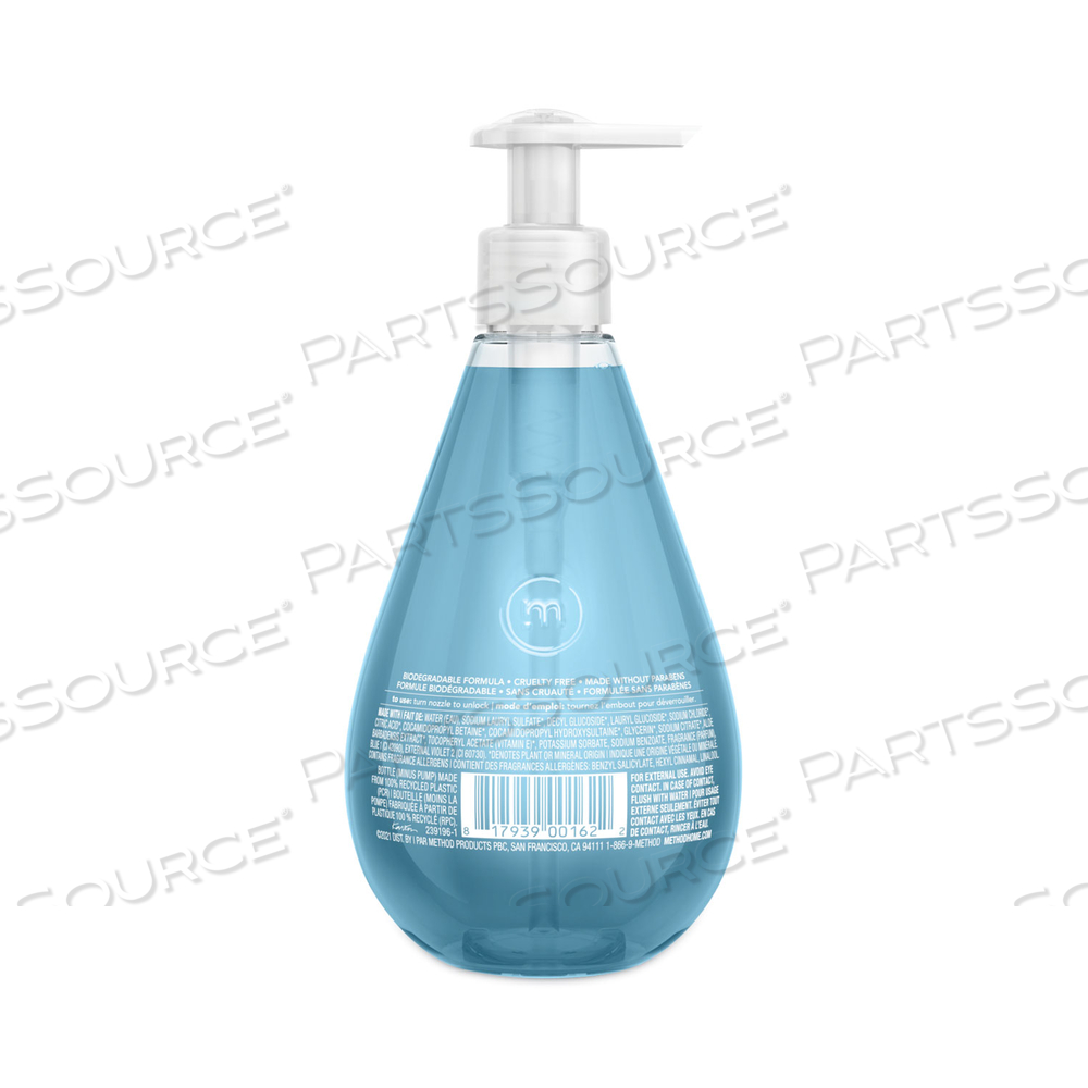 GEL HAND WASH, SEA MINERALS, 12 OZ PUMP BOTTLE by Method